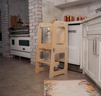 4-in-1 Learning Tower for toddlers for climbing and playing