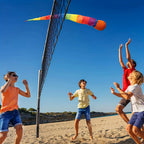 Catch and throw ball foam toy with rainbow tail