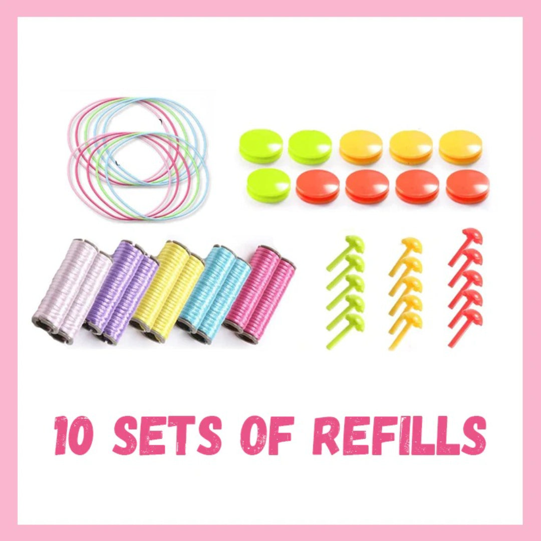 DIY bracelet braiding kit
