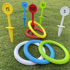 Ring toss game for the garden outdoor family game