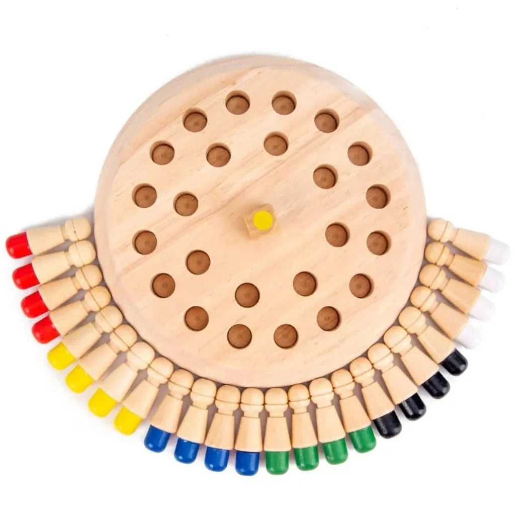 Wooden Memory Game for Children with Colour Matching