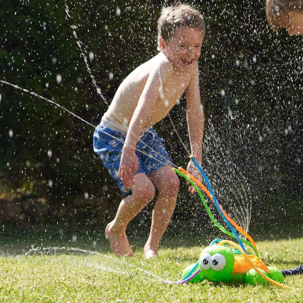 Aqua turtle garden sprinkler for children and pets