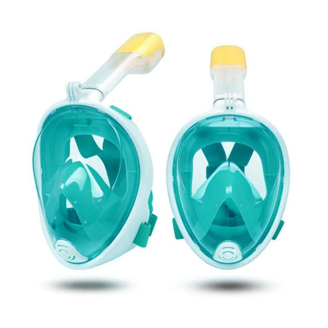 Children's diving mask with full face coverage and 180-degree field of vision