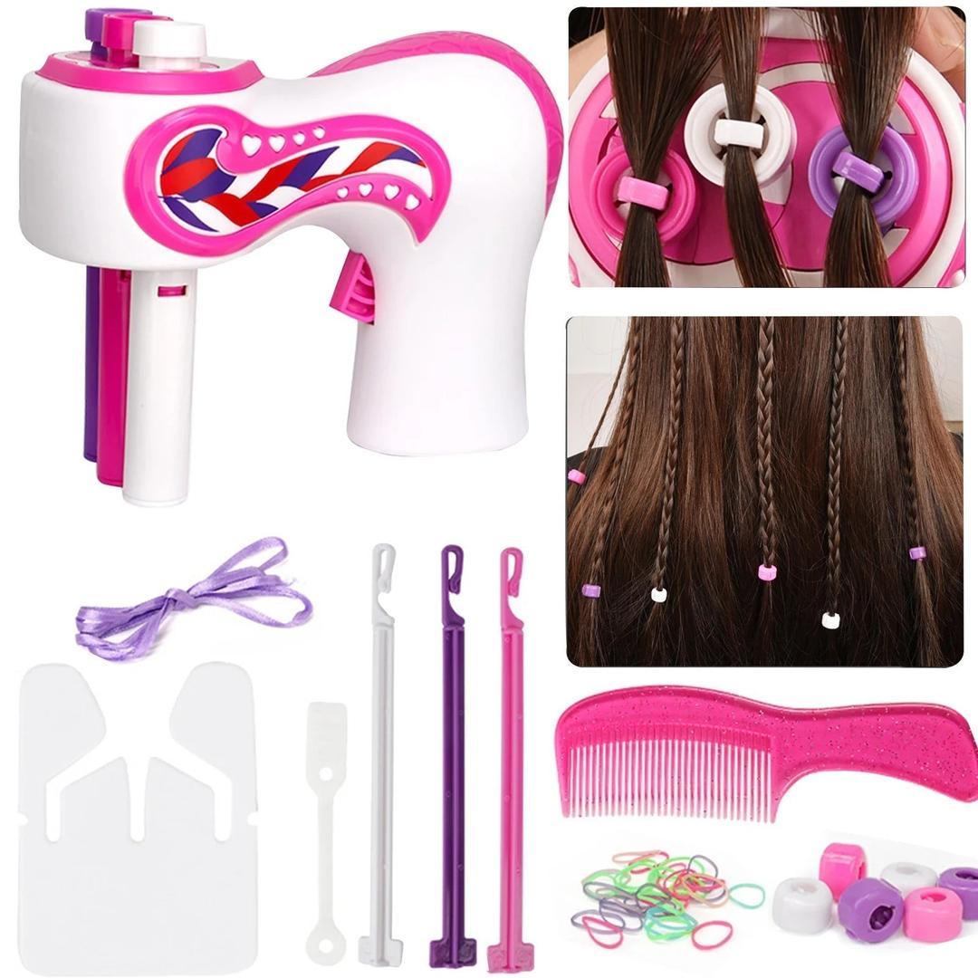 Automatic hair braiding kit for kids for creative styling