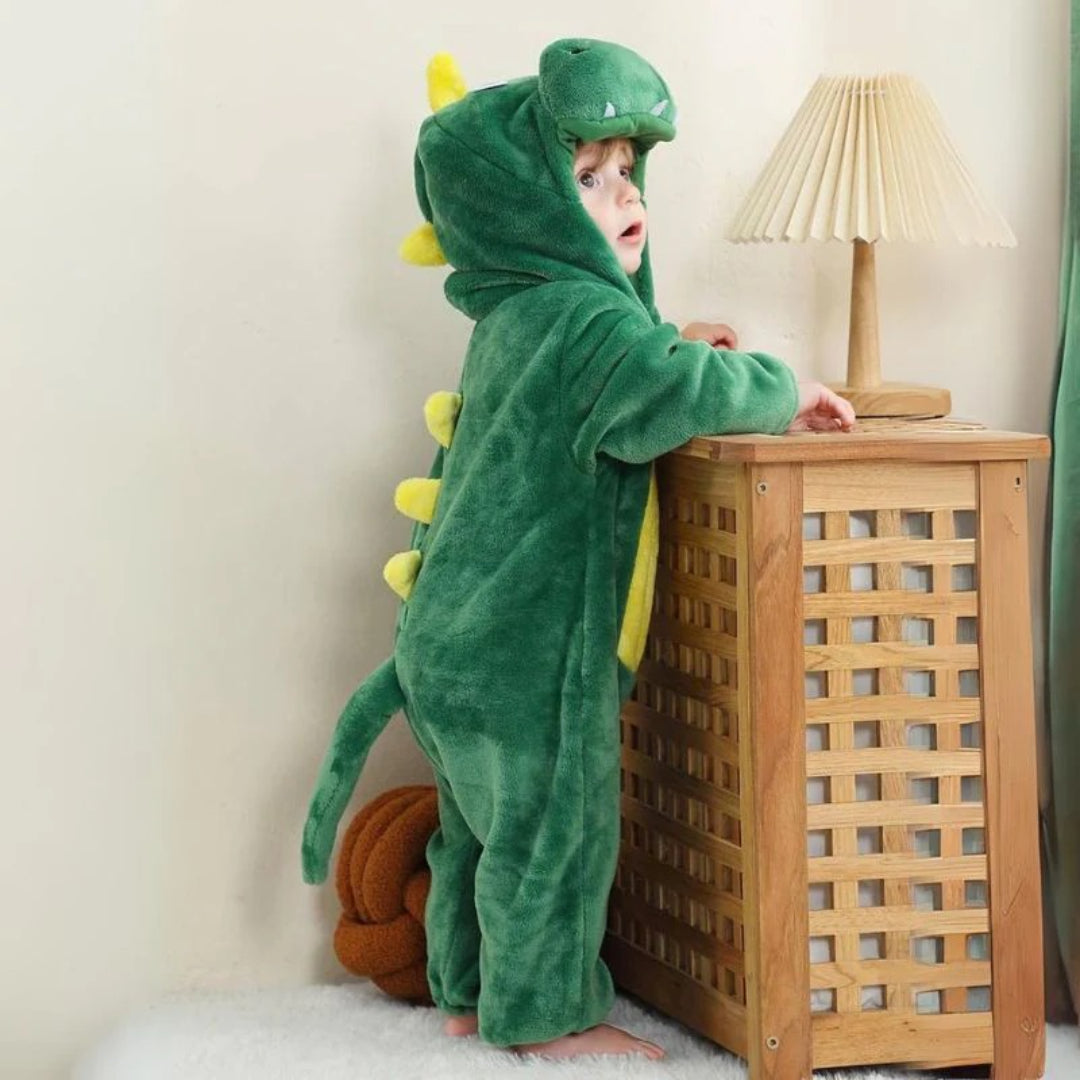 Soft baby jumpsuit with zipper