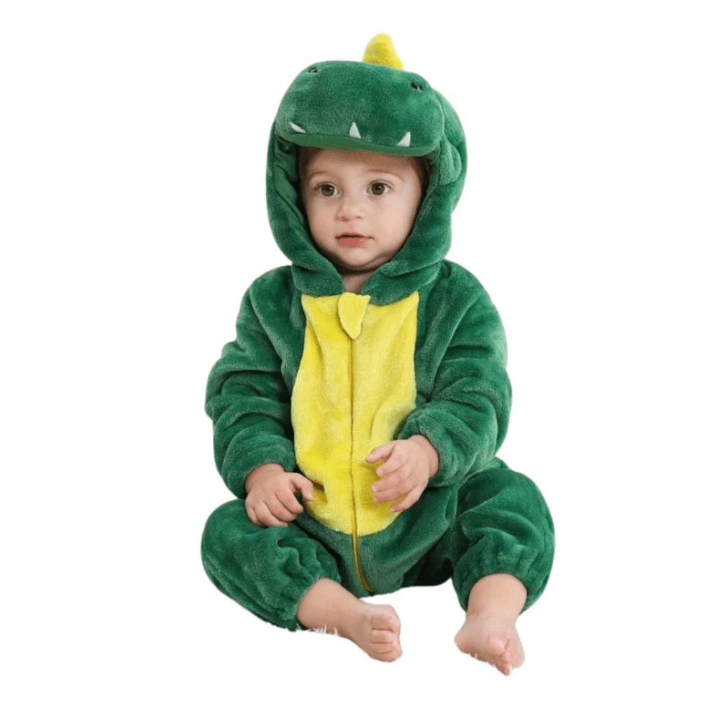 Soft baby jumpsuit with zipper