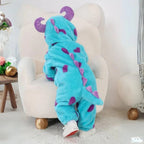 Soft baby jumpsuit with zipper