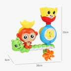 Animal splash toys for bath time