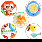 Animal splash toys for bath time