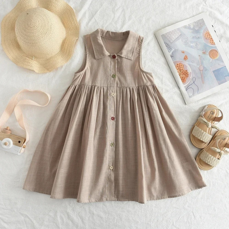 Lightweight summer dress for girls