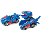 Fast transforming dino car for action play