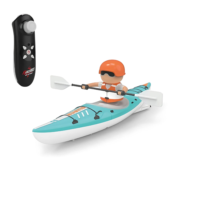 Remote-controlled kayak toy for children