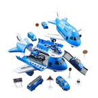 Transforming airplane toy for imaginative play
