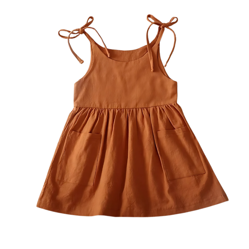 Comfortable style summer dress for girls