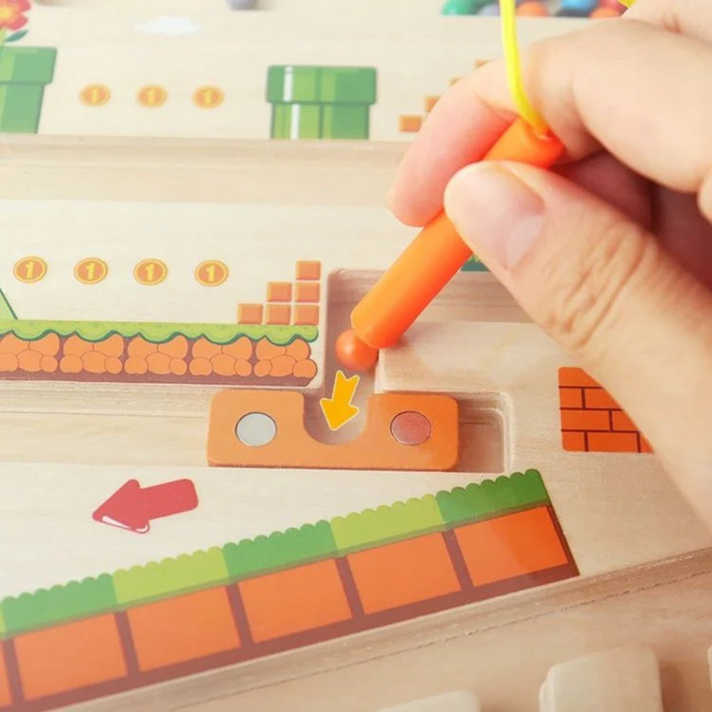 Montessori Numbers and Color Maze Learning Game