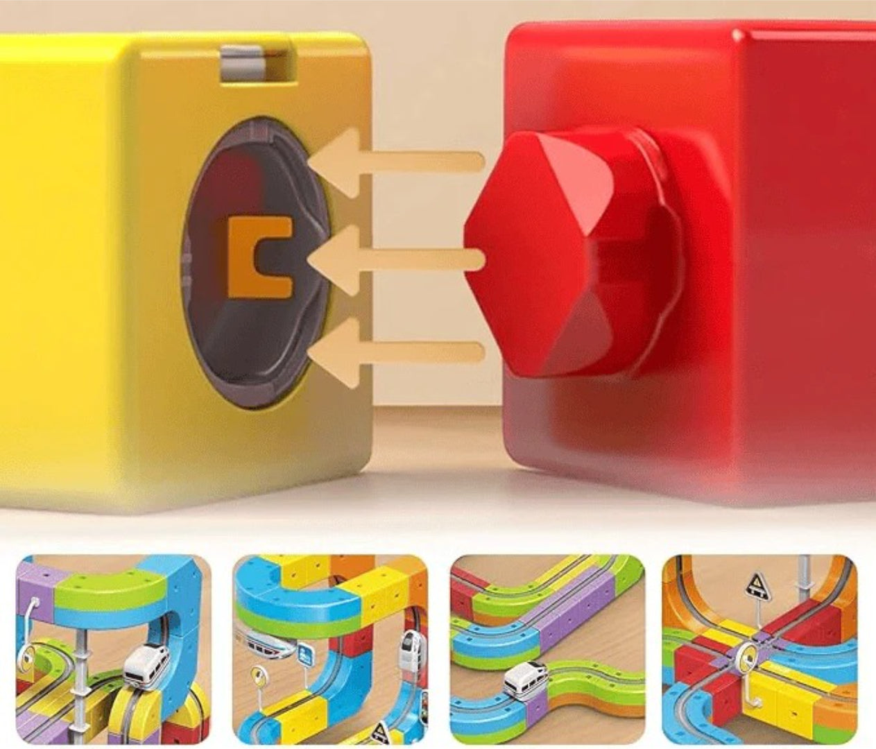 3D kuglebane byggesæt pædagogisk konstruktionsbane