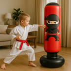 Freestanding punch bag for children boxing toy