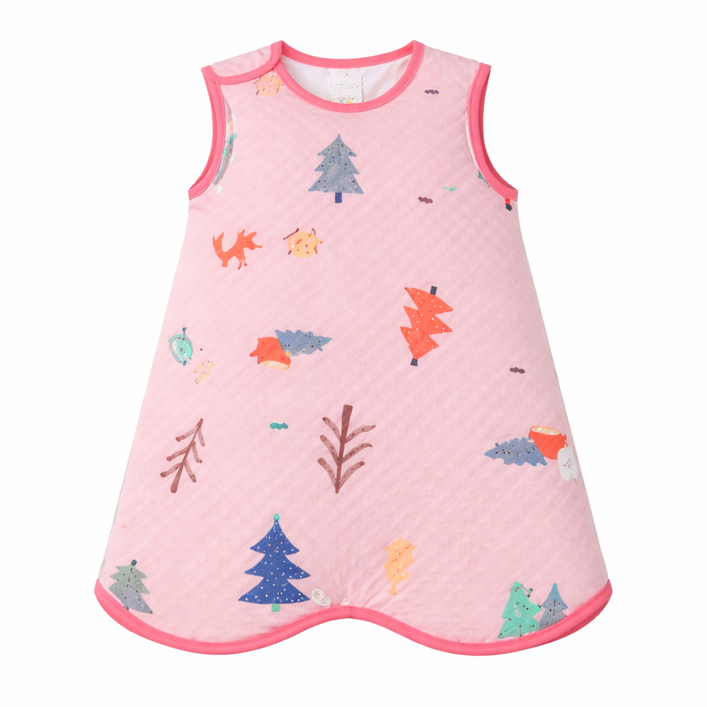 Children's sleeping bag with cartoon motif for spring and autumn