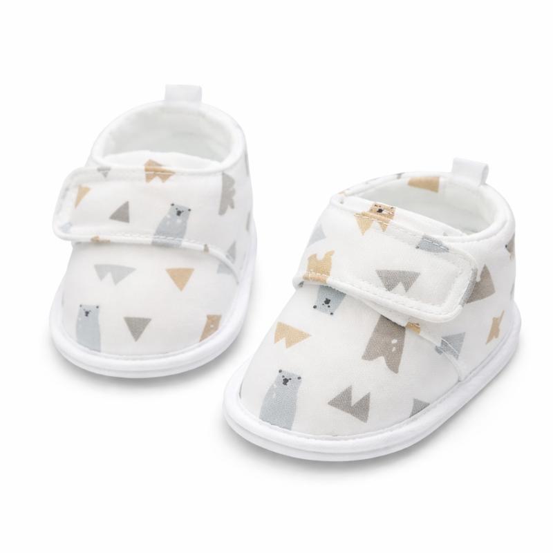 Sneakers with cartoon animal print and non-slip sole