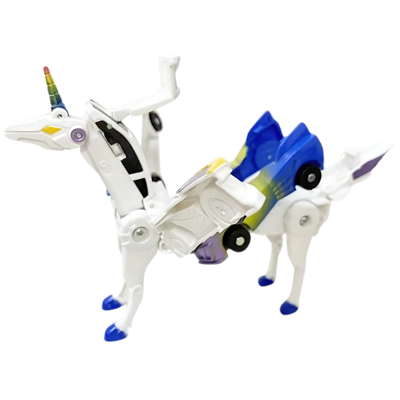 Magnetic Transforming Car and Robot Toy