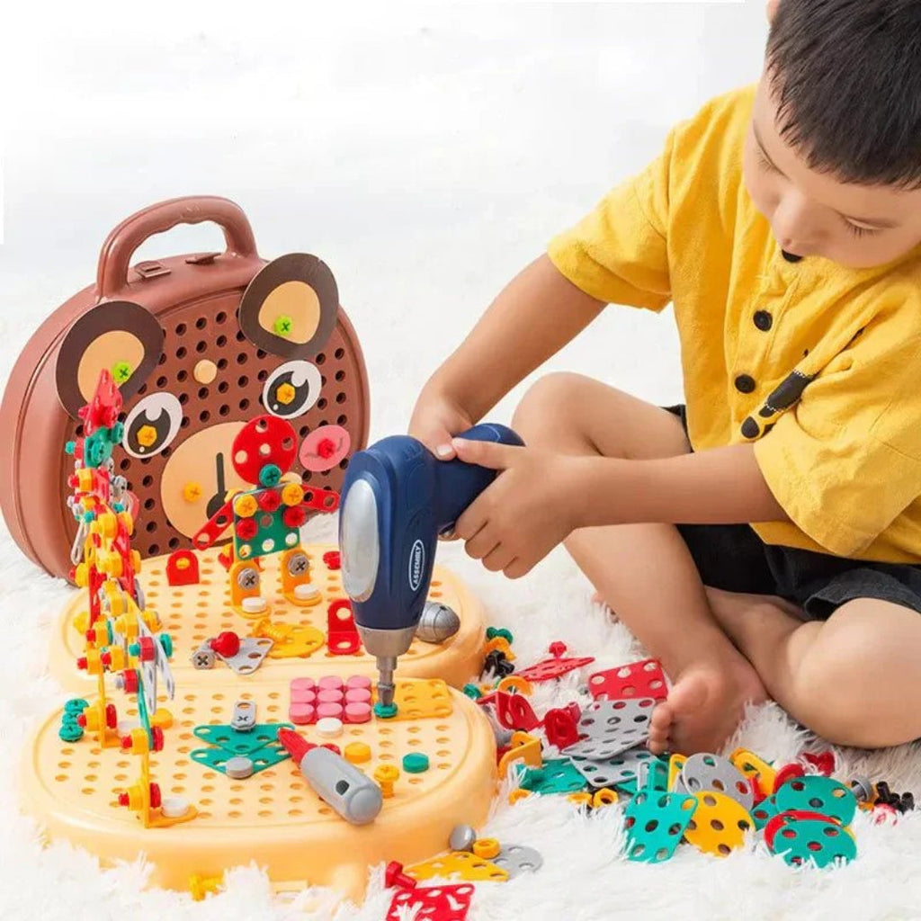 Kids Tool Kit Construction Toy with Drill