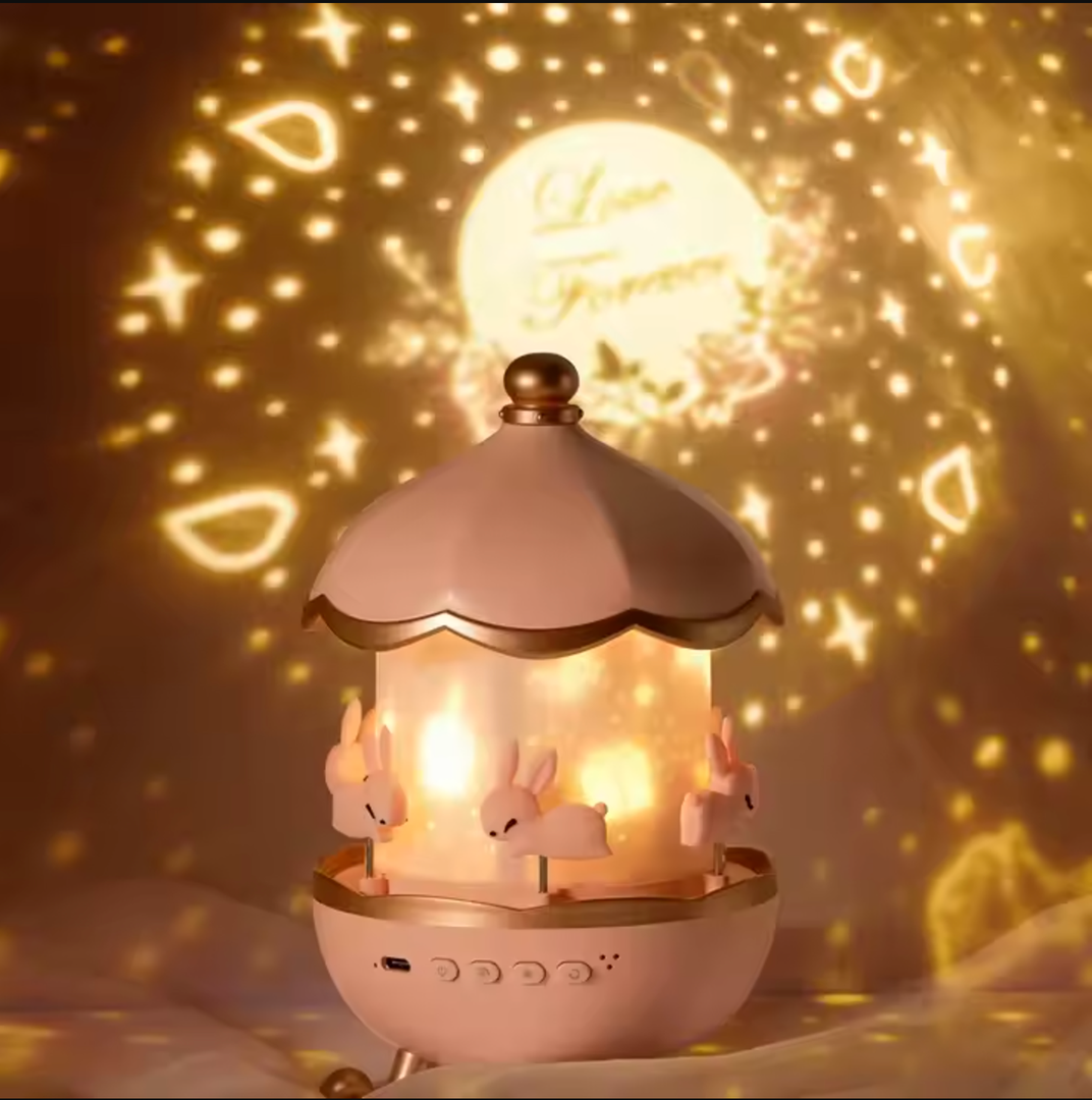 Rotating Projector for Children with Night Light Projections