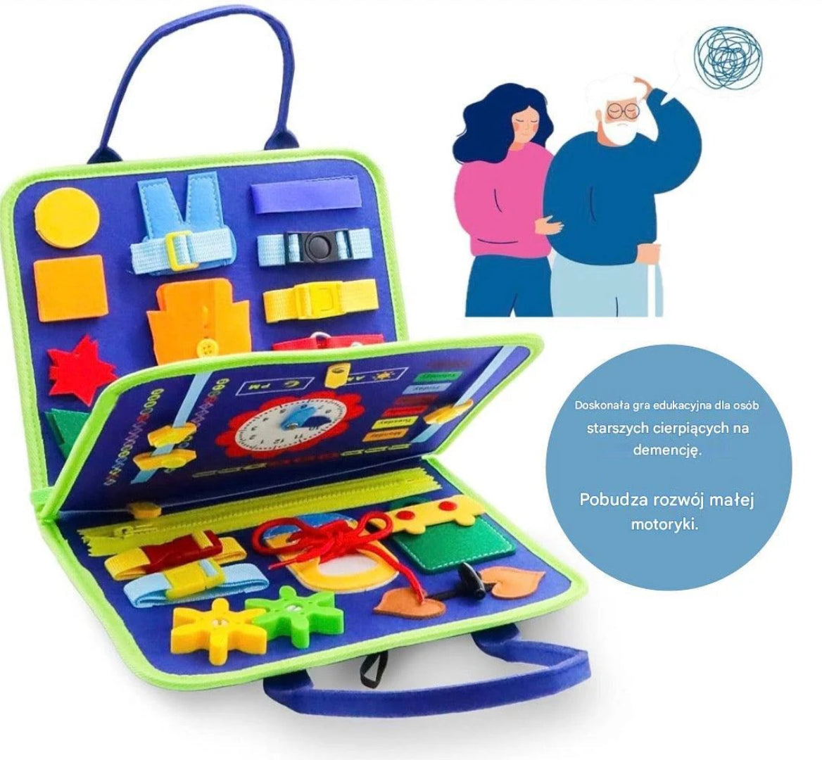 Aktivitetsbog til småbørn legetøj til motorisk udvikling