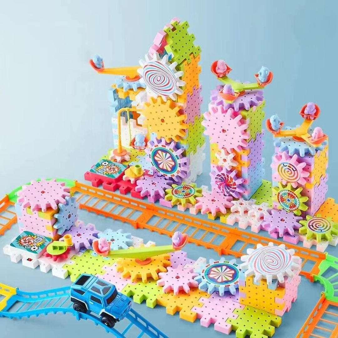 Rotating Building Blocks Creative Building Set for Kids