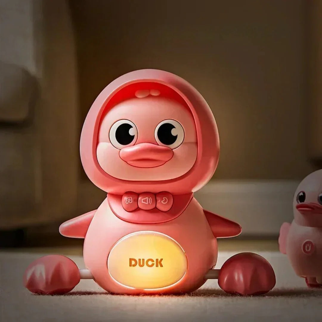 Walking animal toy with music and lights
