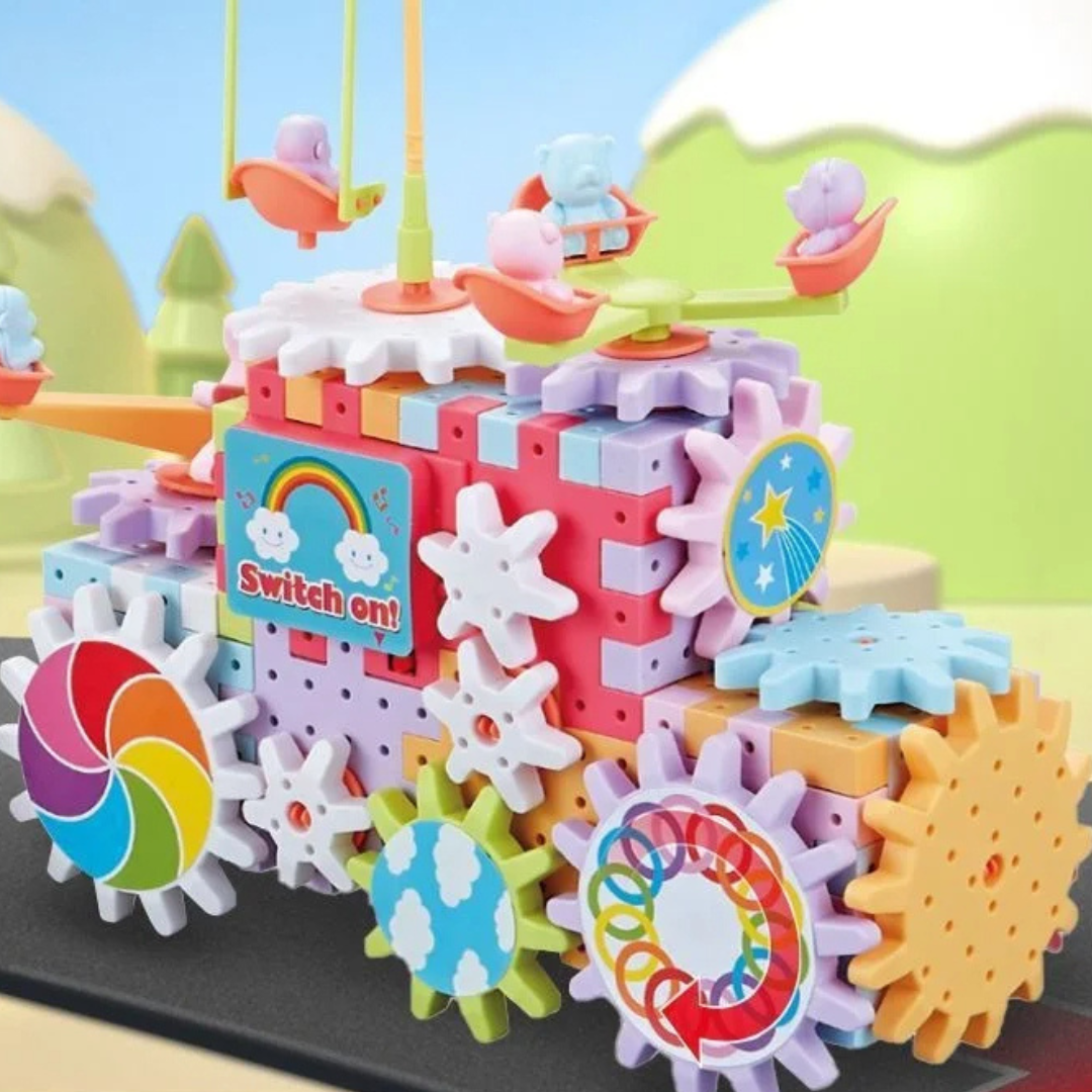Rotating Building Blocks Creative Building Set for Kids