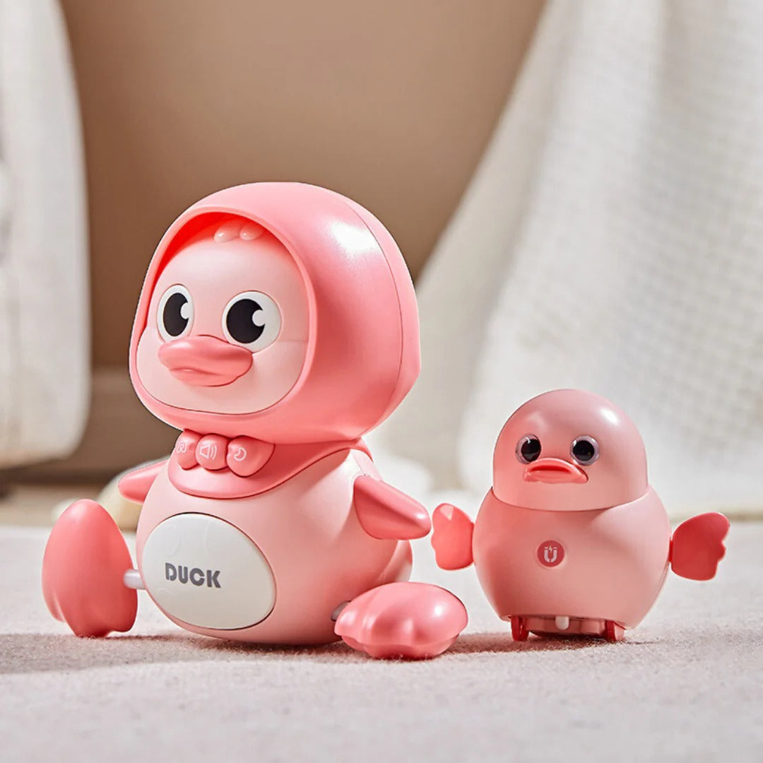 Walking animal toy with music and lights