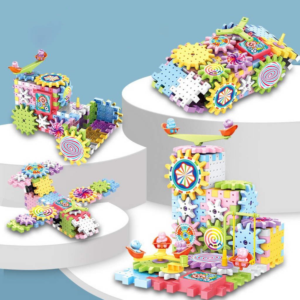Rotating Building Blocks Creative Building Set for Kids