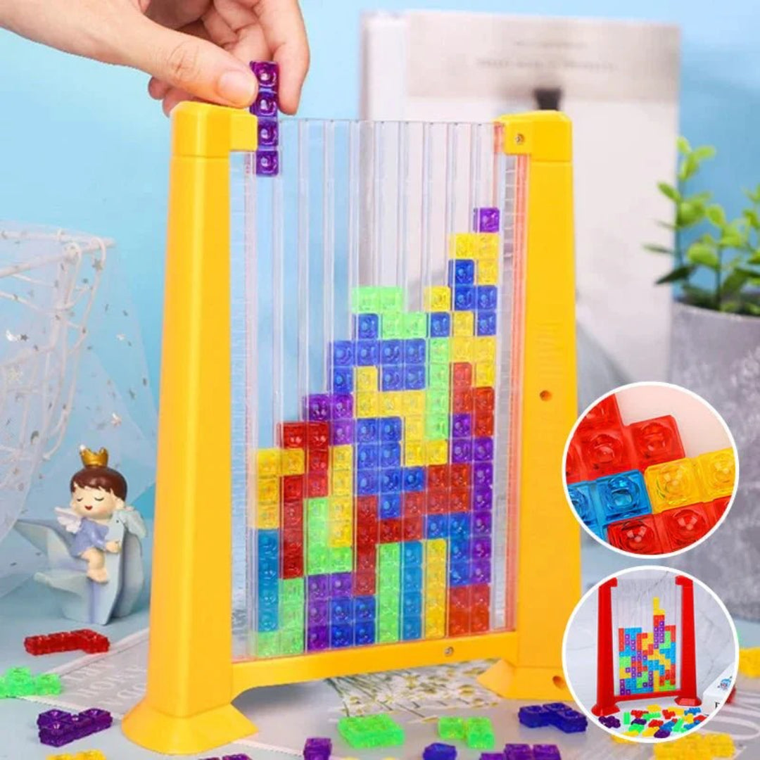 Falling Blocks Logic Game Educational Puzzle