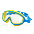 Children's swimming goggles with adjustable anti-fog construction