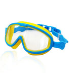 Children's swimming goggles with adjustable anti-fog construction