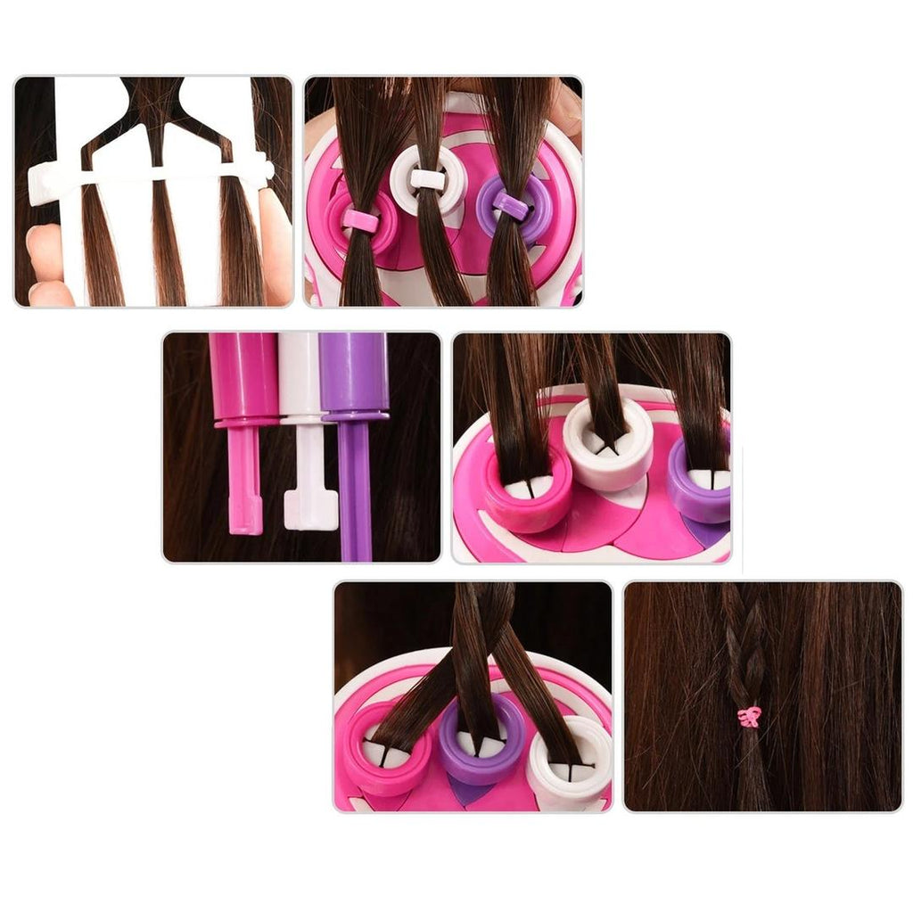 Automatic hair braiding kit for kids for creative styling