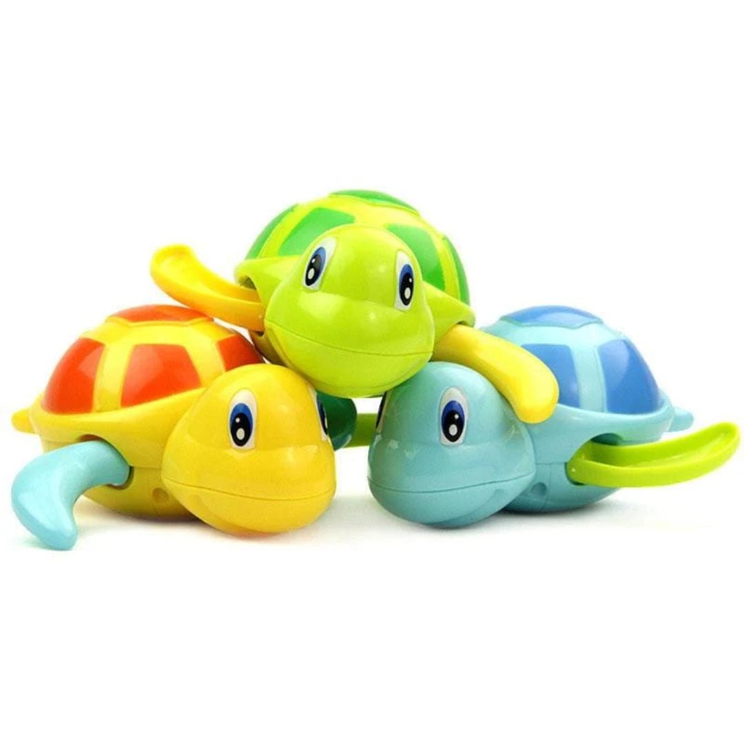 Wind-up bath turtle mechanical water toy