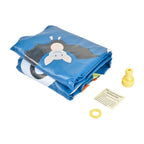 Inflatable water play mat for sensory tummy time activity