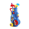 Kids golf set with trolley and wheels