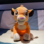 Interactive plush lion with breathing function