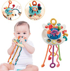 Bowl-shaped teether sensory toy for infants