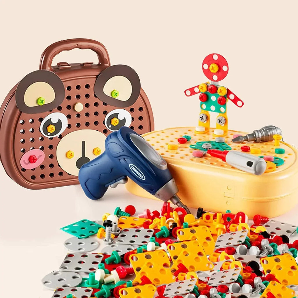 Kids Tool Kit Construction Toy with Drill