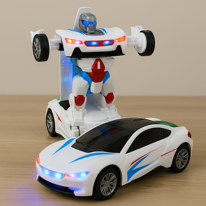 2-in-1 Car to Robot Transformer Toy