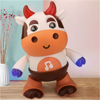 Light-up dancing cow toy for active fun