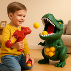 Dinosaur shooter toy for action play