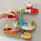 Road theme roller coaster bath toy for toddlers