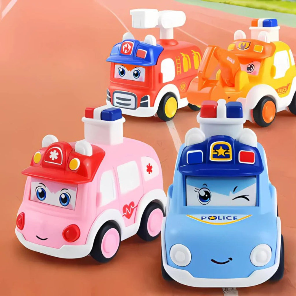 Rescue Vehicle Set with Four Action Figures