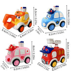 Rescue Vehicle Set with Four Action Figures