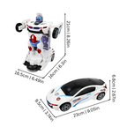 2-in-1 Car to Robot Transformer Toy