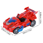 Fast transforming dino car for action play